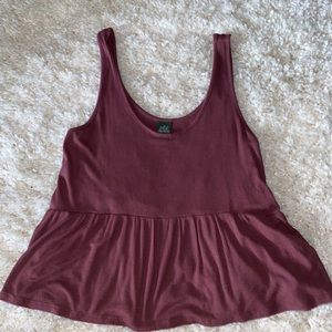 WILD FABLE BY TARGET: maroon tank size xs